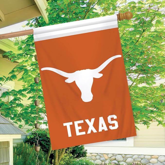 Briarwood Lane House Flag 40x28 For Outdoor Texas Longhorns NCAA Licensed House Flag