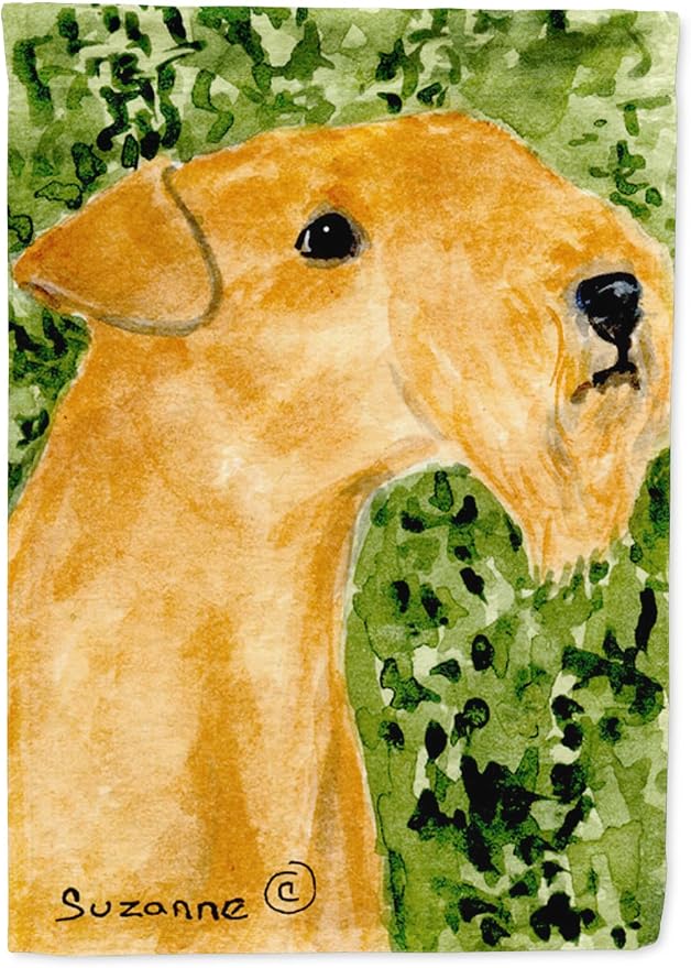 Caroline's Treasures SS8804GF Lakeland Terrier Garden Flag Mailbox Flag Decorative Yard Flag Banner Outside Patio Artwork Yard Flower Beds, Garden Size, Multicolor