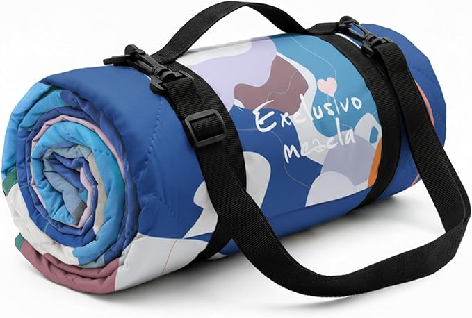 Exclusivo Mezcla Extra Large Waterproof Picnic Blankets 3 Layer, Sandproof and Foldable Outdoor Blanket for Beach Camping, Park and Travel