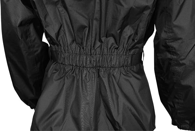 Nelson Rigg Solo Storm Rain Jacket, Waterproof, Breathable, and Packable (Black, Small)