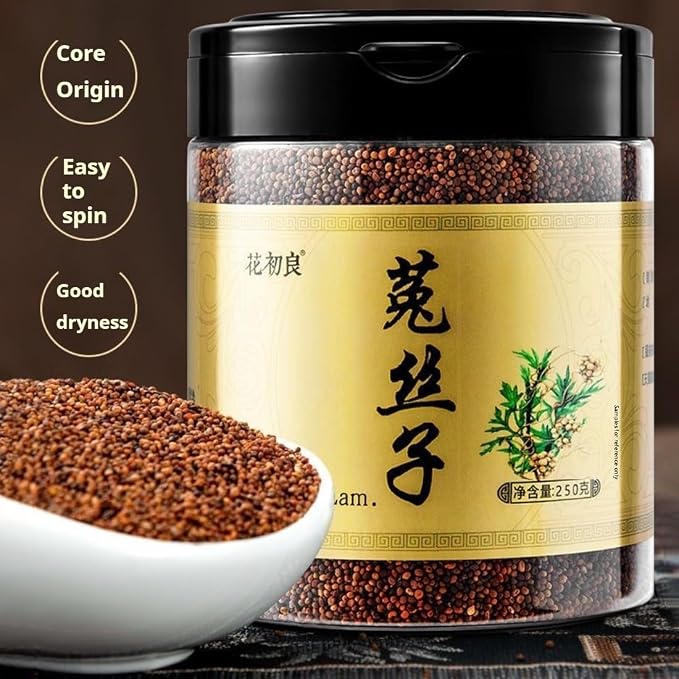 Chinese dodder (Cuscuta Seeds) 菟丝子 - Premium Dried Chinese Dodder Herb in Resealable Can for Herbal Tea & Infusions (tu si zi) 菟丝子