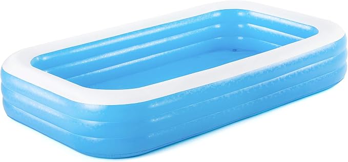 Bestway H2OGO! Blue Rectangular Inflatable Family Pool (10' x 6' x 22")