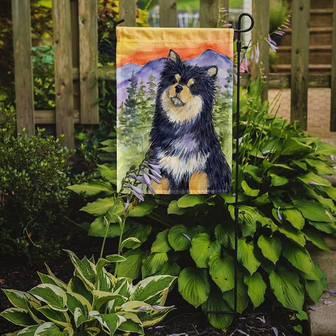 Caroline's Treasures SS1057GF Finnish Lapphund Garden Flag Mailbox Flag Decorative Yard Flag Banner Outside Patio Artwork Yard Flower Beds, Garden Size, Multicolor