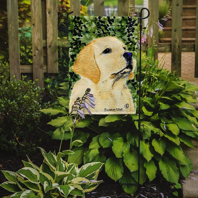 Caroline's Treasures SS8803GF Labrador Garden Flag Mailbox Flag Decorative Yard Flag Banner Outside Patio Artwork Yard Flower Beds, Garden Size, Multicolor