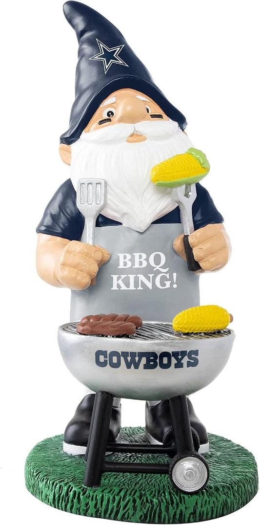 FOCO NFL Unisex-Adult NFL Team Logo Grill Garden Statue Outdoor Gnome 10"