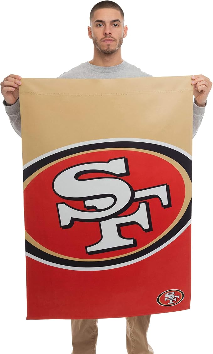 NFL Double Sided Team Logo Vertical Flag (40" x 28")