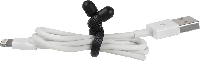 Nite Ize GT3-4PK-A1 Original Gear, Reusable Rubber Twist Tie, Made in The USA, 3-Inch, 3" - 4-Pack, Colors may vary, 4 Count