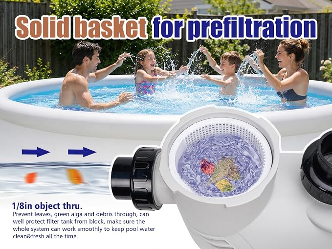 CIPU 3 HP Variable Speed Pool Pump, 230V, Intelligent Control, Red | High-performance 3 HP variable speed pump uses intelligent control for efficient operation in pool water filtration systems.