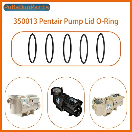 350013 O-318 Lid O-Ring Compatible with Pentair 350013 for IntelliFlo, WhisperFlo, Challenger, Pinnacle Pool/Spa Pumps （5-Pack）