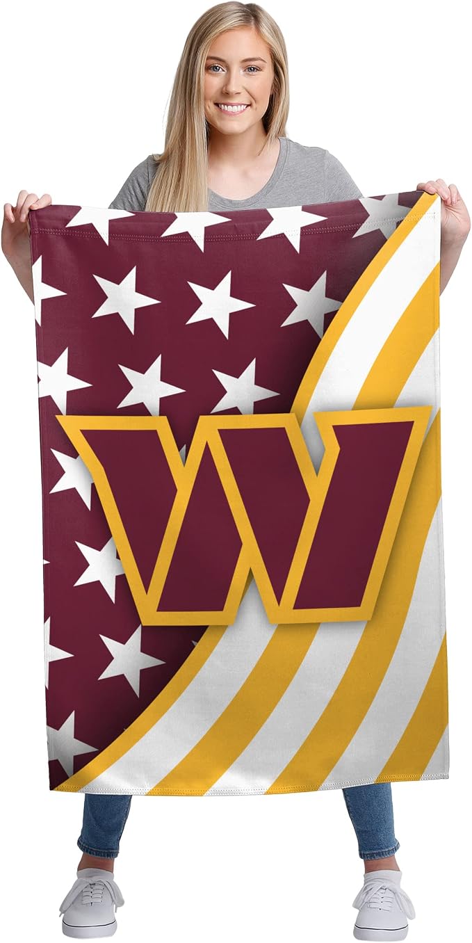 NFL Double Sided Team Logo Vertical Flag (40" x 28")