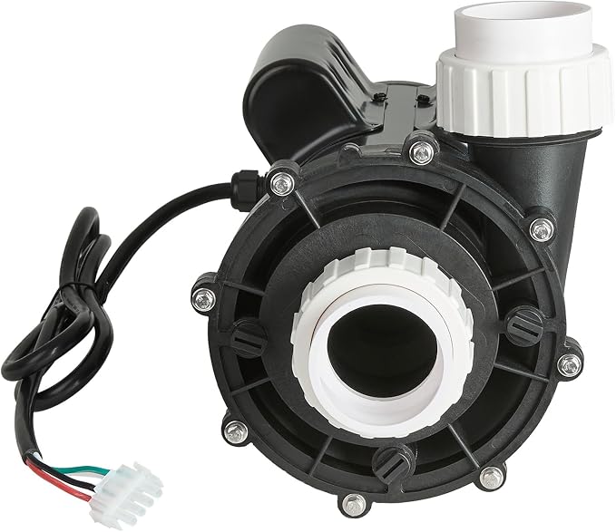 VEVOR 2 Speed SPA Pump, 48-Frame, AC 110-120V Hot Tub SPA Pump, 1.5 HP / 150 GPM / 42.65 ft High Speed or 0.46 HP / 70 GPM / 9.18 ft Low Speed, 2'' Port 90° Rotational Interface for Hot Tub
