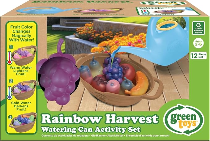 Green Toys Harvest Color Changing Watering Can Set