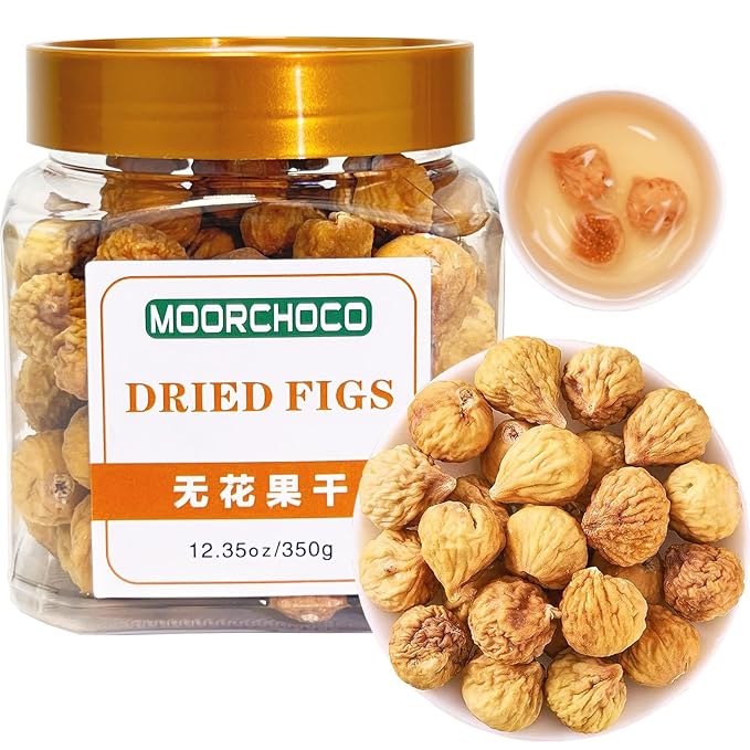 Dried Figs- Pure Natural Chinese Herbal Medicine-wu hua guo12.35oz/350g Used for making soup-Brewing tea-无花果干 (Dried Figs)