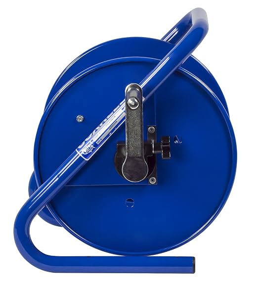 Coxreels 112-3-150-CM Caddy-Mount Portable Hose Reel, 4,000 PSI, Holds 3/8" x 150' Length Hose, Hose Not Included,Blue