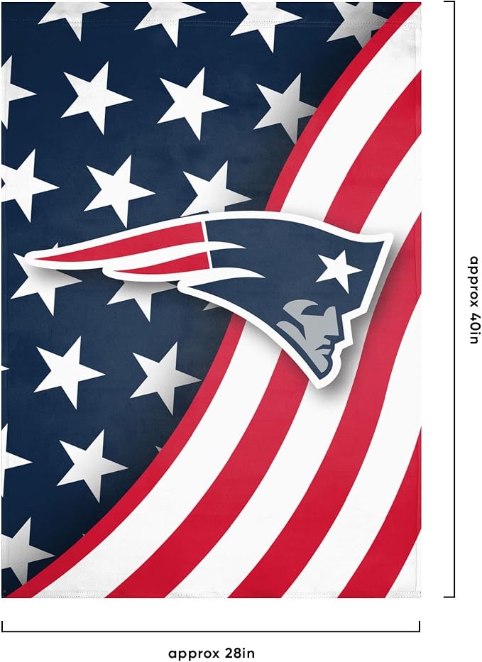 NFL Double Sided Team Logo Vertical Flag (40" x 28")
