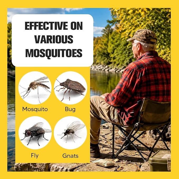Mosquito Repellent Outdoor Patio,Mosquito Deterrent for Yard,Mosquito Repellent Indoor,Mosquito Repellant for Room,Mosquito Deterrent for Patio,Plant-Based Ingredients-12P