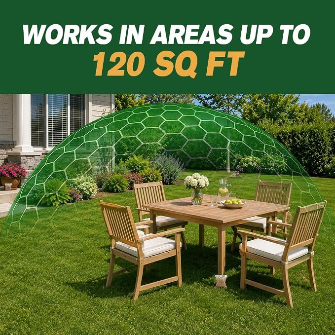 Mosquito Repellent Outdoor Patio, Mosquito Repellent Indoor, Keep Mosquitoes Away, Mosquito Repellents for Room, Safe for Kids & Pets, 3 Months Protection, Covers 120 Sq Ft, 7 Packs