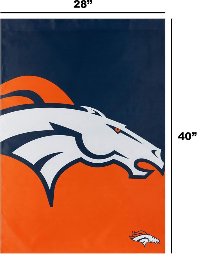 NFL Double Sided Team Logo Vertical Flag (40" x 28")
