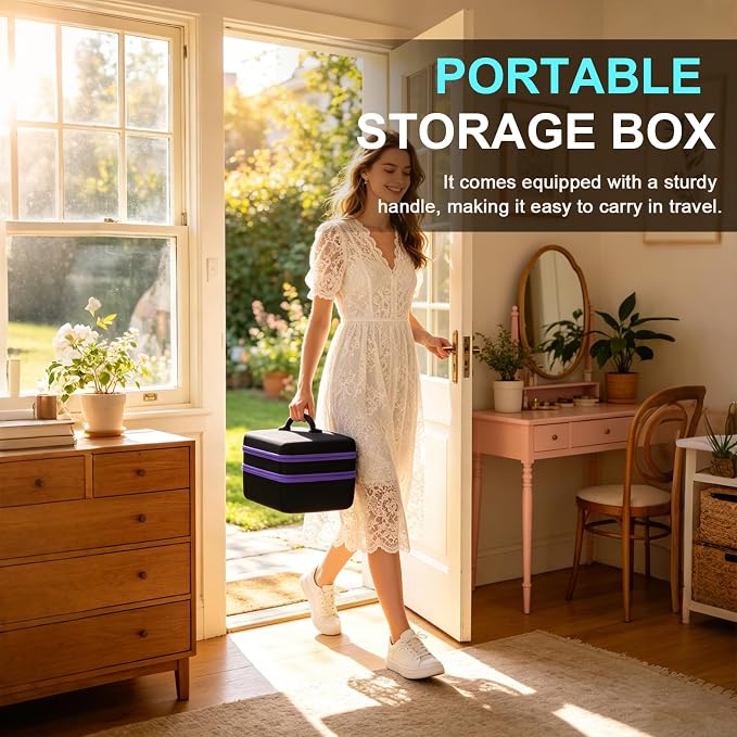 ZORETCO Diamond Art Storage - 240 Containers Diamond Art Kits for Adults | Diamond Painting Storage Case with Tools, Diamond Art Supplies Storage for Diamond Painting Accessories, Bead, Gem, Crafts