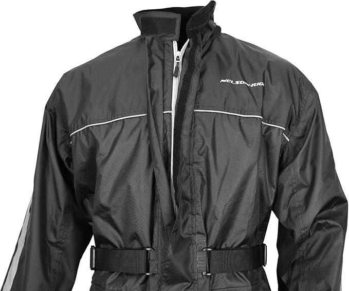 Nelson Rigg Solo Storm Rain Jacket, Waterproof, Breathable, and Packable (Black, 3X-Large)