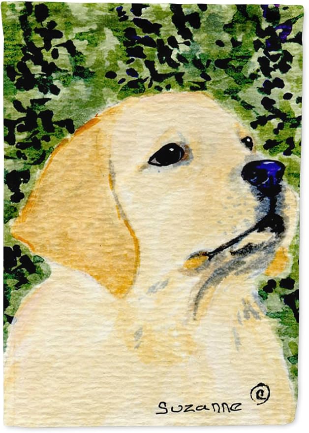 Caroline's Treasures SS8803GF Labrador Garden Flag Mailbox Flag Decorative Yard Flag Banner Outside Patio Artwork Yard Flower Beds, Garden Size, Multicolor