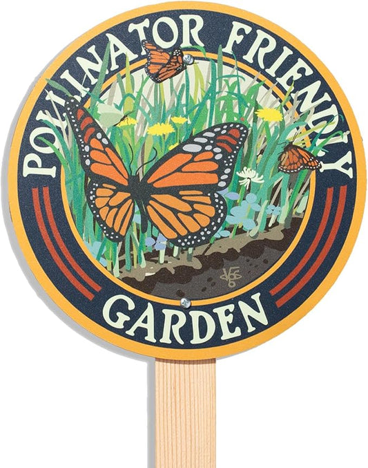 Pollinator Friendly Butterfly - Garden Sign
