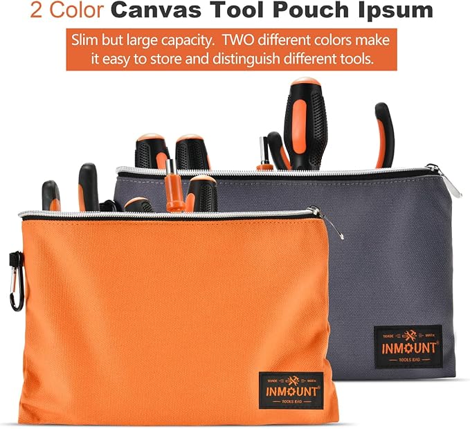 Tool Backpack with 2 Small Tool Bags – LOKASS Heavy Duty Backpack Tool Bag with Molded Base,1680D Tool Organizer with Laptop Compartment & Combination Lock, Water-Resistant Electrician & HVAC Tool Bag