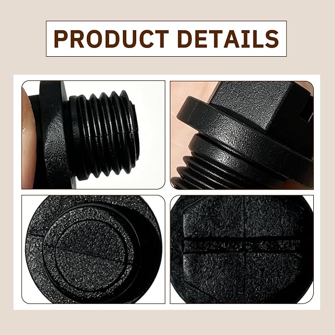 SPX1700FG Pool Pump Pipe Plug Drain Plugs with Gaskets for Hayward Pool Cleaner Pumps & Power-flo LX Pump Series (2PCS)