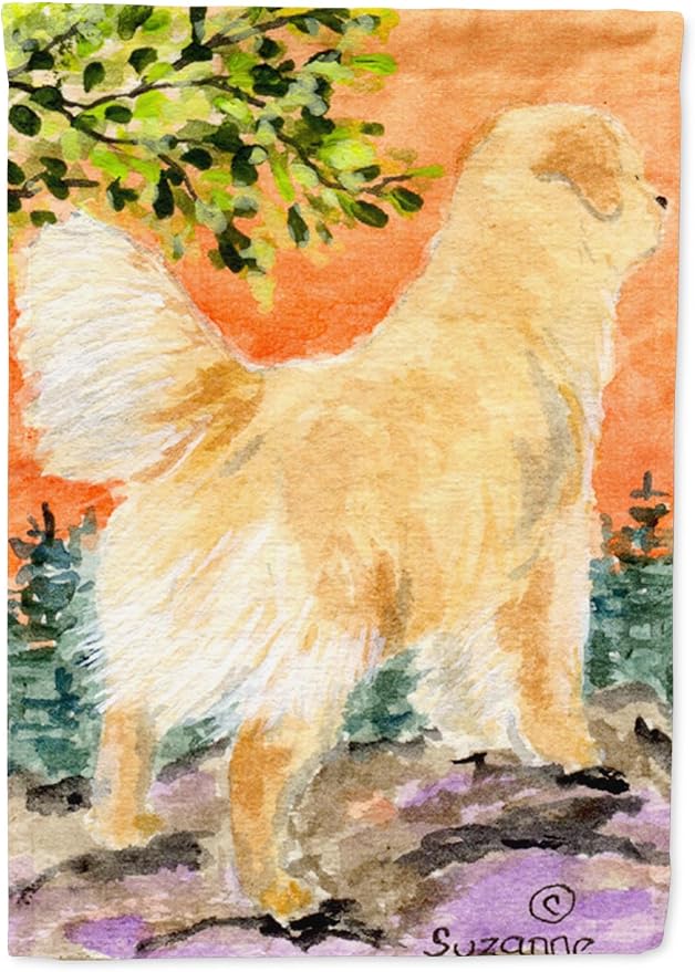 Caroline's Treasures SS8851GF Golden Retriever Garden Flag Mailbox Flag Decorative Yard Flag Banner Outside Patio Artwork Yard Flower Beds, Garden Size, Multicolor
