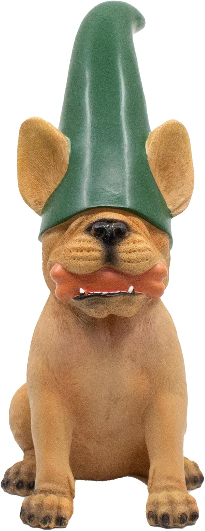 Frenchie Gnome - Beige Frenchie Statue | Cute French Bulldog Decor Garden Gnome