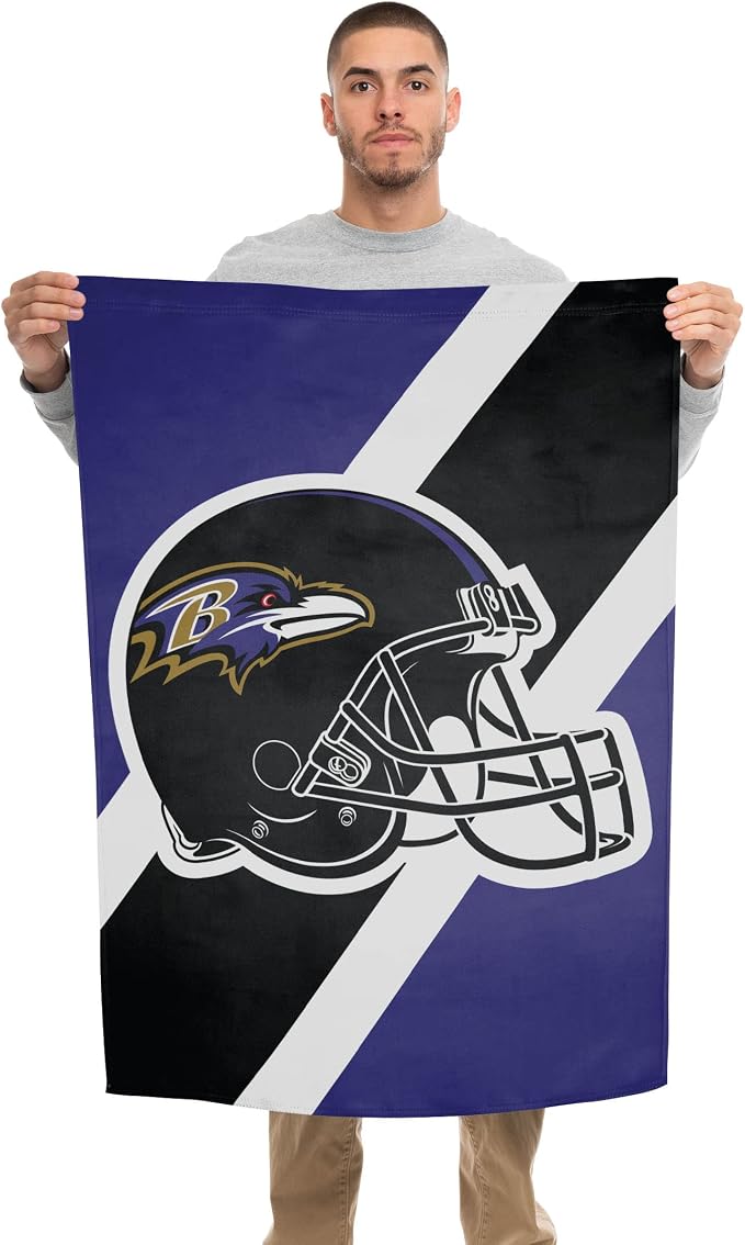 NFL Double Sided Team Logo Vertical Flag (40" x 28")