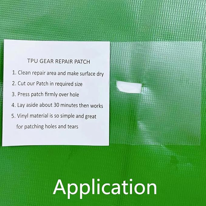 5PCS Square Self-Adhesive TPU Pool Patch Repair Kit Vinyl Inflatable Pool Patches for Swimming Pools, Inflatable Boats, Air Mattresses, Inflatable Toys