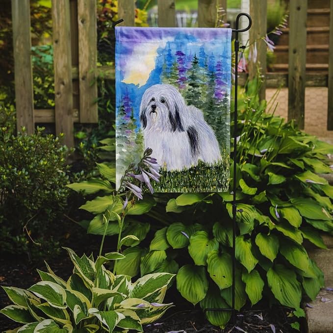 Caroline's Treasures SS1034GF Havanese Garden Flag Mailbox Flag Decorative Yard Flag Banner Outside Patio Artwork Yard Flower Beds, Garden Size, Multicolor