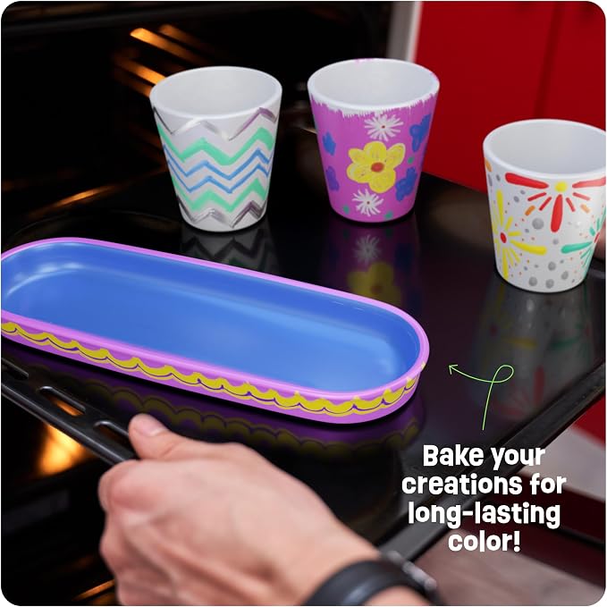 Dan&Darci Paint & Plant Flower Garden Kit for Kids — Stoneware Pots, Seeds & Paint Set — STEM Arts & Crafts Gift for Boys and Girls Ages 6–12