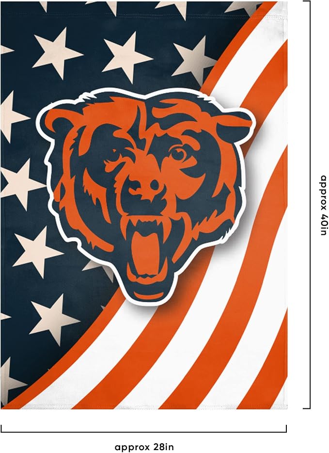 NFL Double Sided Team Logo Vertical Flag (40" x 28")