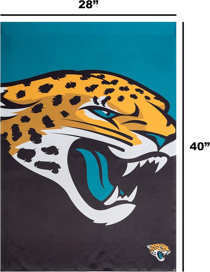 NFL Double Sided Team Logo Vertical Flag (40" x 28")