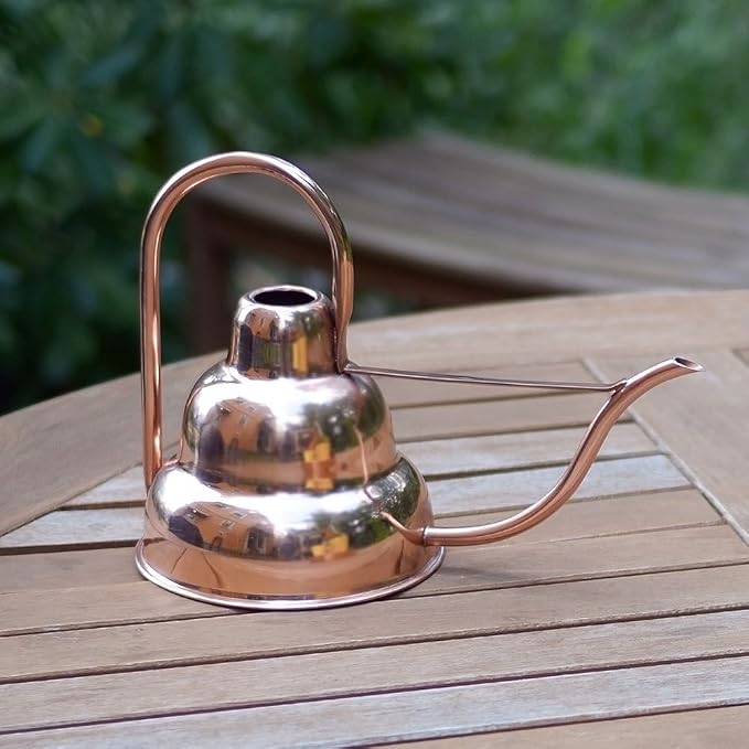 Achla Designs Deco Copper Watering Can, Copper, 1 Quart