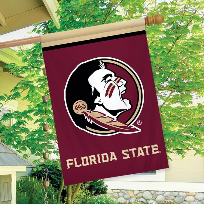 Briarwood Lane House Flag 40x28 For Outdoor Florida State Seminoles NCAA Licensed House Flag