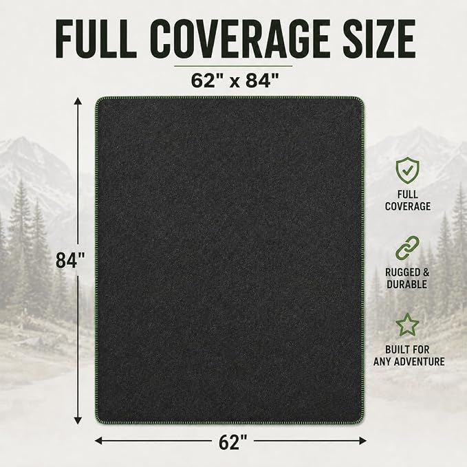Wool Camping Blanket 10-Pack - 70% Wool Heavy-Duty Military Style Throw, Warm & Washable, Fire Retardant Cover for Emergency, Survival & Outdoor Use - For Camping, Car, Home & Hiking, Grey 62x84