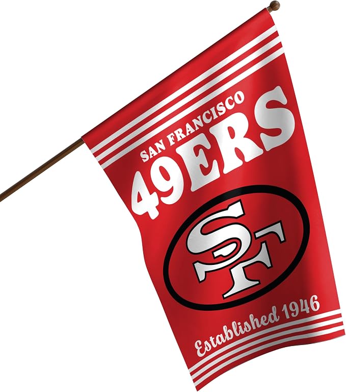 NFL Double Sided Team Logo Vertical Flag (40" x 28")
