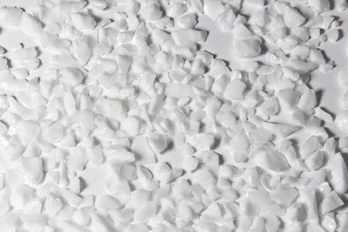 Terrazzo Grade Decorative Aggregate Stones for Countertops, Terrazzo Flooring, Outdoor Gardens, etc. (5 pounds, Arctic White Marble)