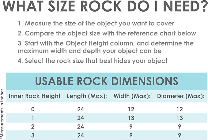 Sunnydaze 3.5” H Flat Faux Landscape Rock Cover - Lightweight Polyresin Fake Rock Well Pump Cover for Outside – Realistic Natural Texture – Brown
