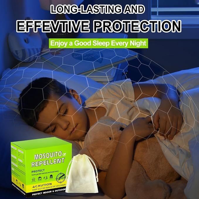 Mosquito Repellent Outdoor Patio, Mosquito Control Indoor, Mosquito Deterrent for Yard/Camping/Home/Travel 12-Pack