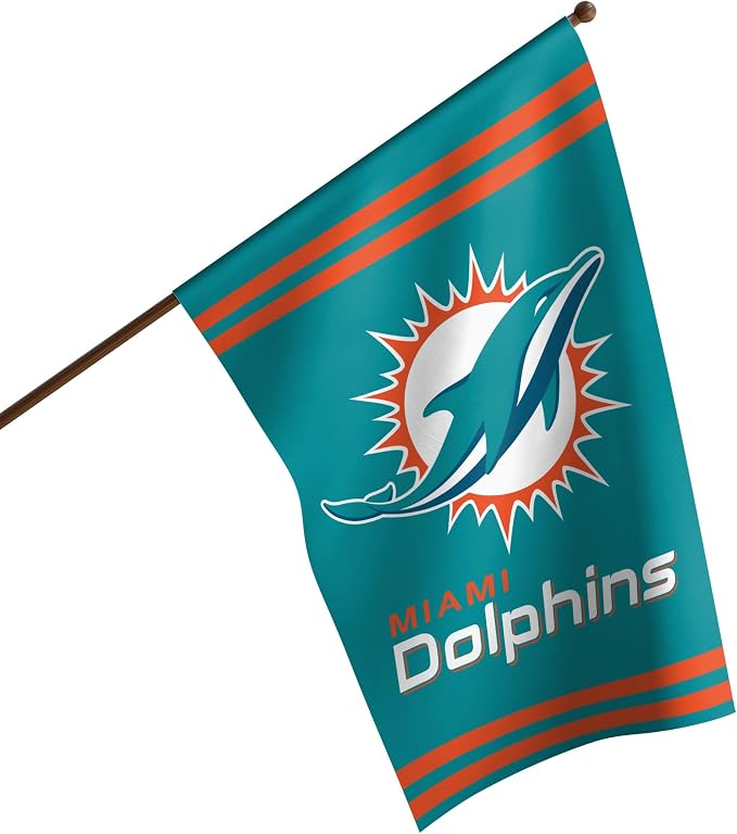 NFL Double Sided Team Logo Vertical Flag (40" x 28")