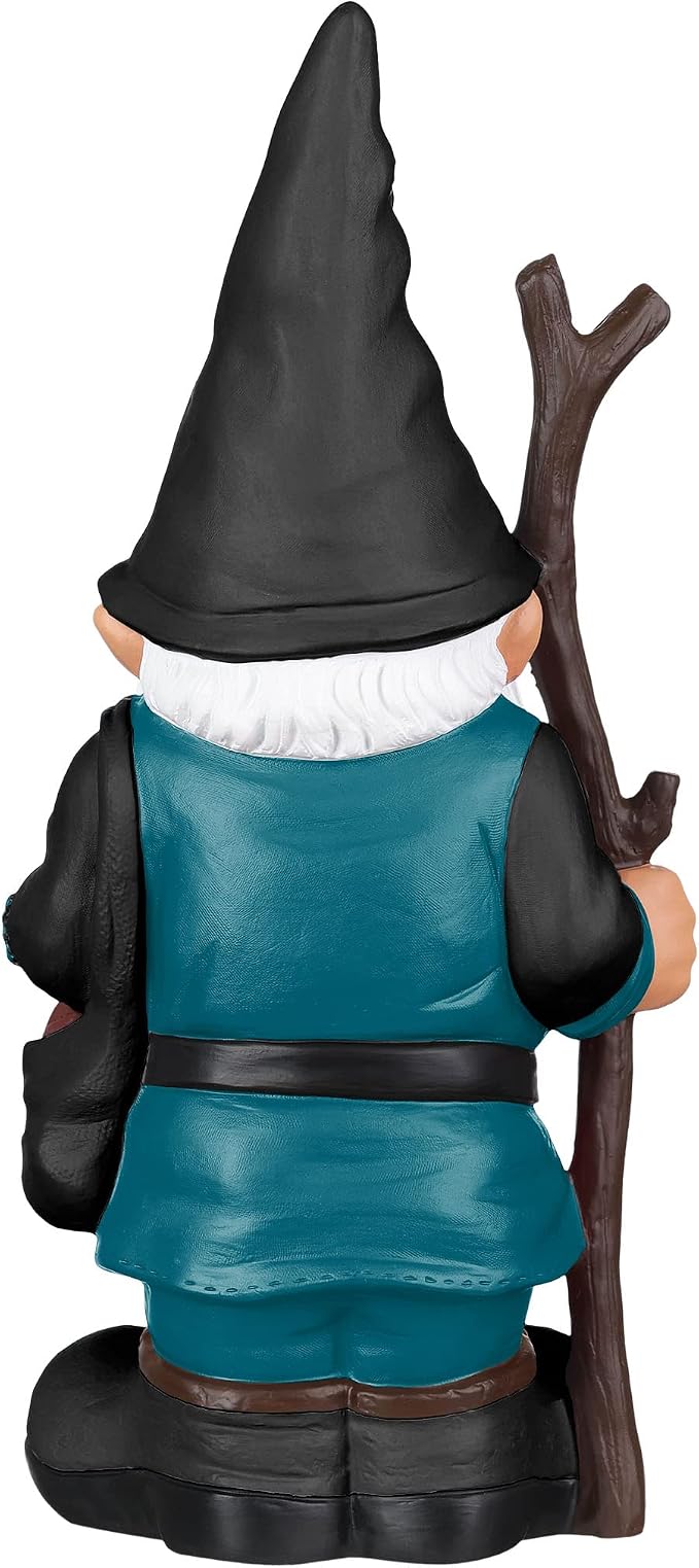 FOCO NFL Team Logo Holding Stick Garden Statue Outdoor Gnome