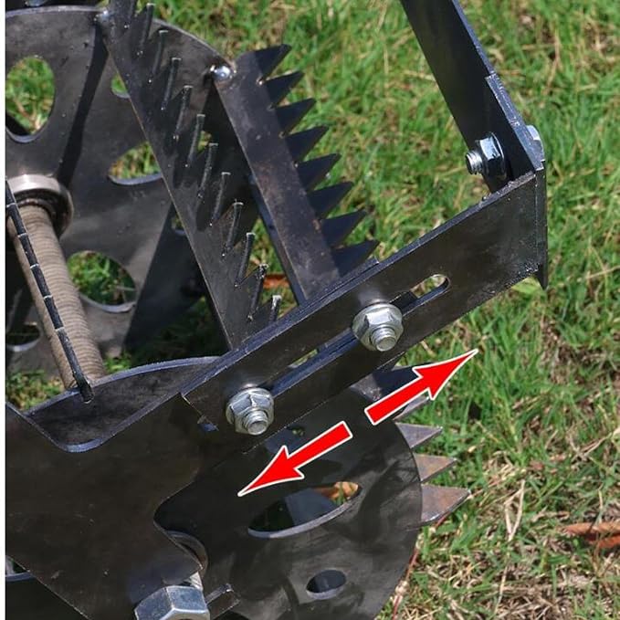 Weeds Roller Manual Weeder Tool Labor Saving Rolling Lawn Aerator Weeds Remover for Soil Loosening Yard Planting Lawn Work