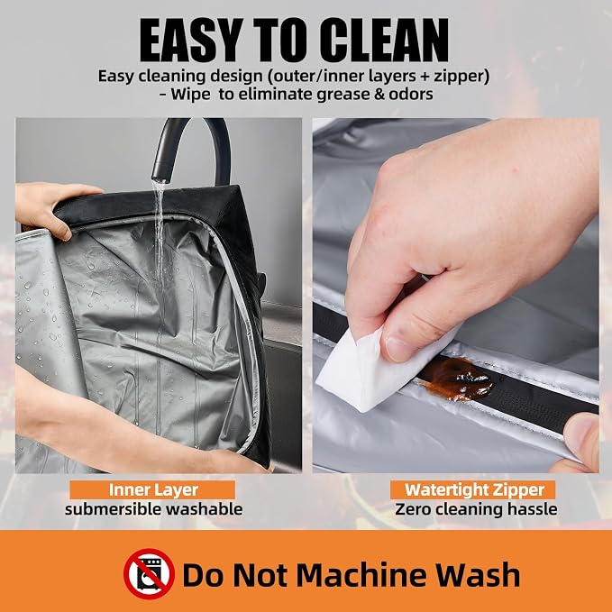 270° Opening BBQ Blanket for Resting Meat, Insulated Leak-Proof Meat Resting Bag for Brisket, Father's Day Birthday Gift for Men Dad Husband, Smoker Grilling Accessories for Camping Party Kitchen