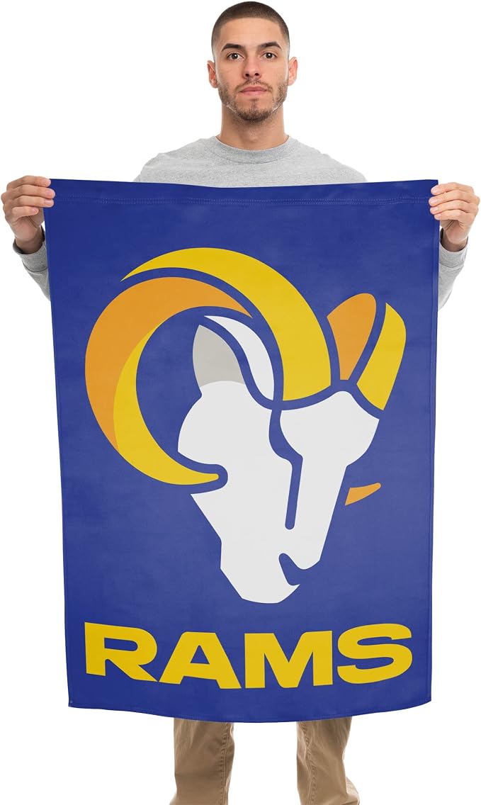 NFL Double Sided Team Logo Vertical Flag (40" x 28")