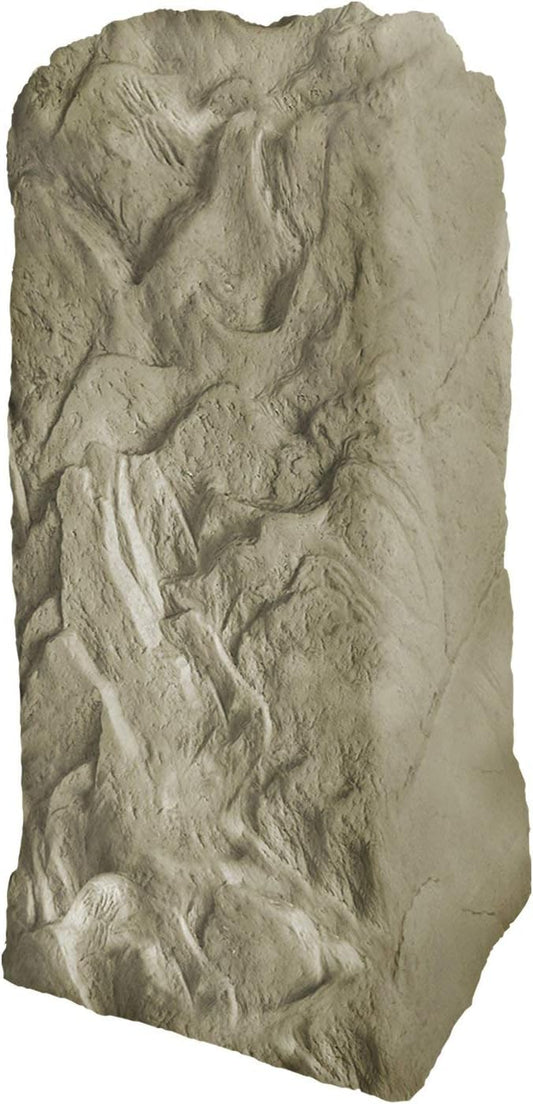 EMSCO Landscape Rock Cover – Sandstone– Monolith – Decorative Artificial Rock for Concealing Utility Fixtures, Pipes, Valves & Landscape Equipment | Sandstone, Monolith Size, Decorative Landscape Rock Cover, Covers Well Pumps, Sprinkler Valves & Yard U...