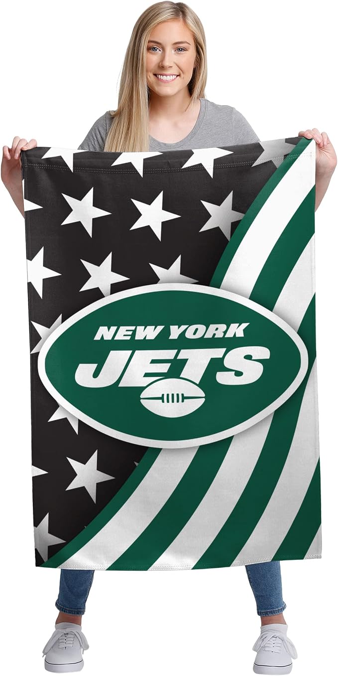 NFL Double Sided Team Logo Vertical Flag (40" x 28")